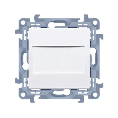 Blindverschluss des Rahmens (Modul) weiß Simon 10