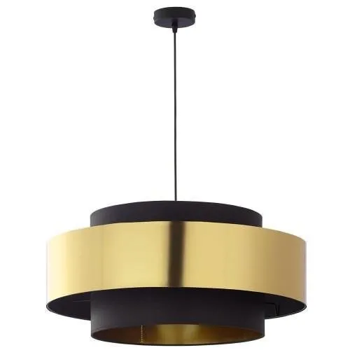CALISTO Pendelleuchte schwarz, gold E27 60W 4376 TK Lighting