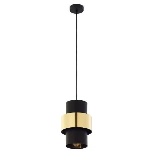 CALISTO Pendelleuchte schwarz, gold E27 60W 4377 TK Lighting