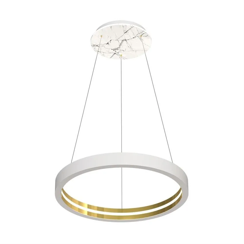 CASSIOPEIA Pendelleuchte weiß, gold LED 8,5W IP20 Milagro