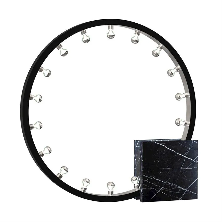 CASSIOPEIA Stehleuchte schwarz, chrom 19x E14 40W IP20 Milagro