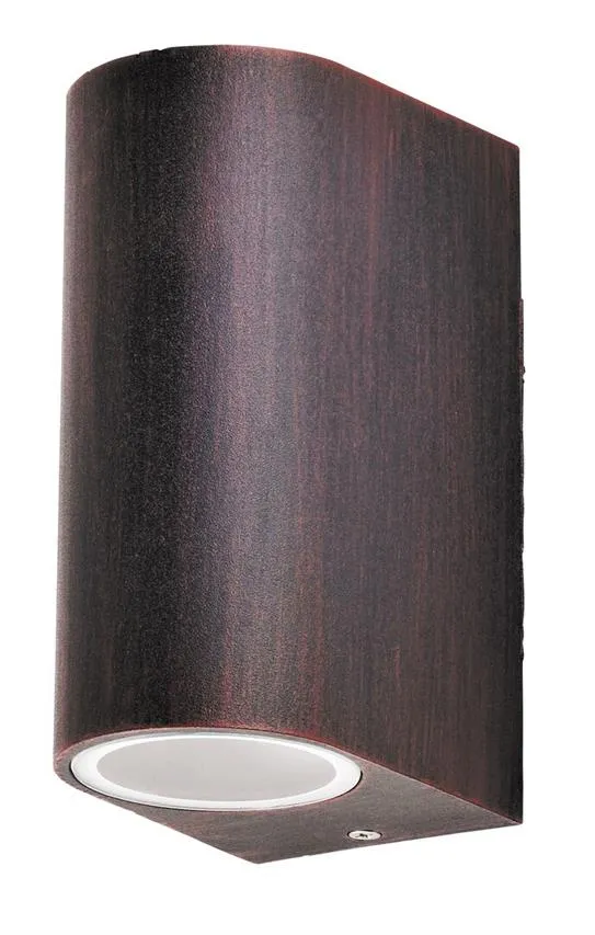 CHILE Garten-Wandleuchte antik bronze 2x GU10 35W IP44 Rabalux