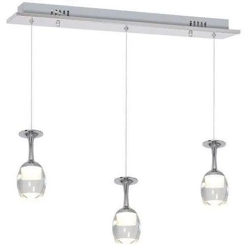 COPPA Pendelleuchte 3x5W LED chrom 1050 lm 4000K Milagro