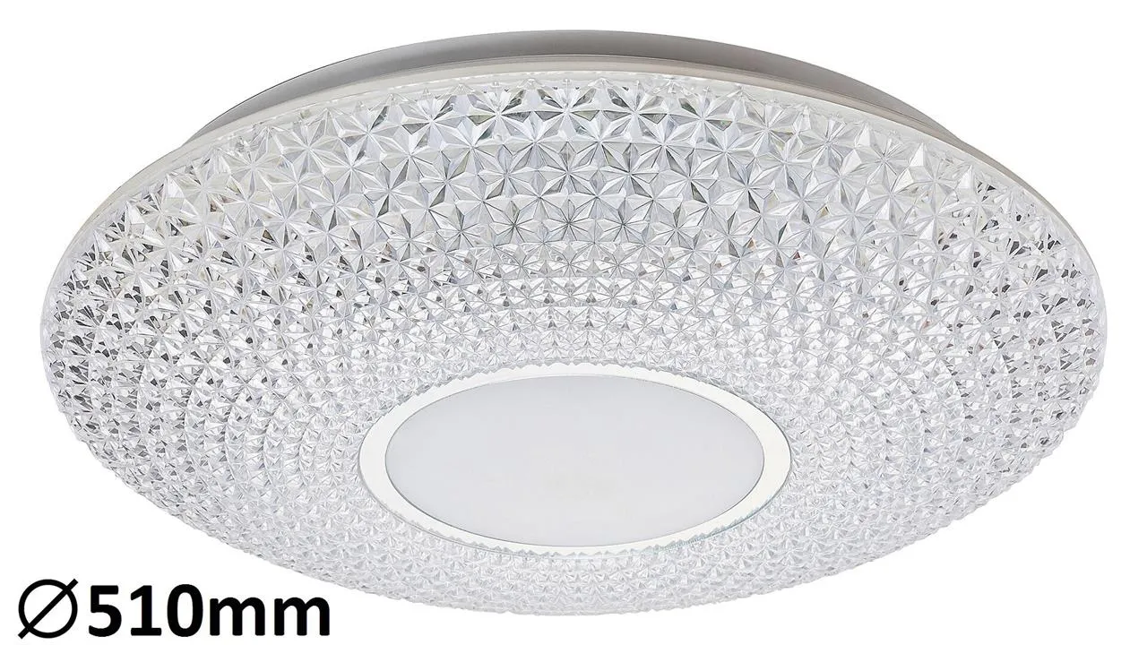 CORALIA transparent LED 72W 5728lm 3000 - 6500K IP20 Deckenleuchte Rabalux