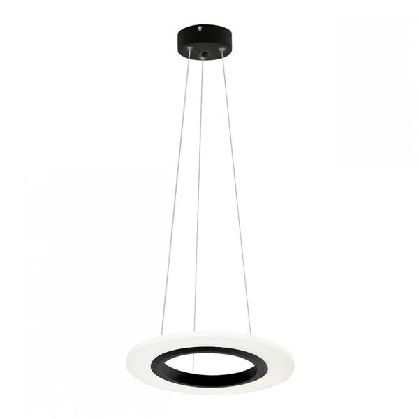 COSMO 12W LED-Pendelleuchte IP20 schwarz 4000K Milagro