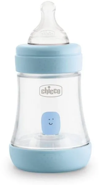 Chicco Perfect 5 Fütterungsflasche 150 ml 0m+ Slow Flow Junge