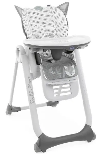 Chicco Polly 2 Start 4 Räder Foxy Essensstuhl