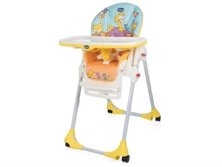 Chicco Polly Easy Fütterung Stuhl 4 Räder Birdland