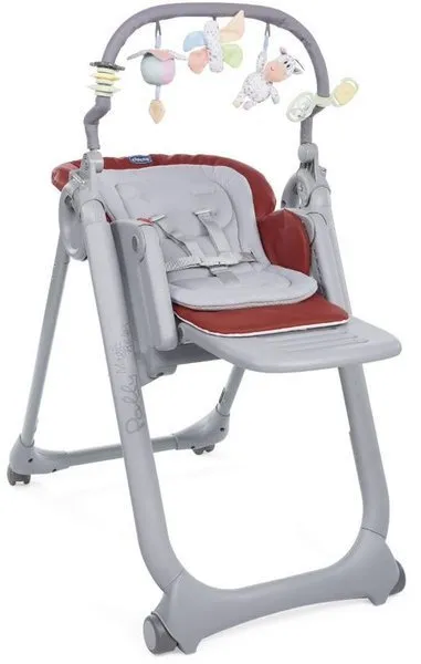 Chicco Polly Magic Relax Fütterungsstuhl Red Passion