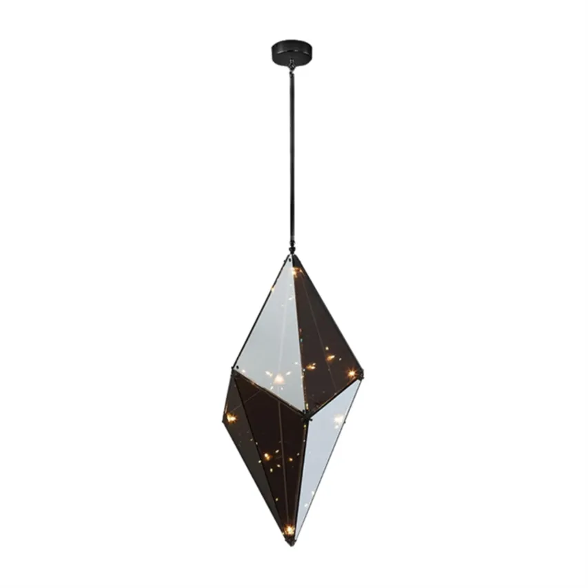 Constellation vertikale Hängeleuchte 7xG9 schwarz LP-055/1P BK Light Prestige