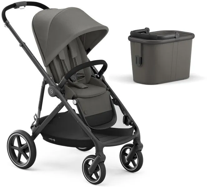 Cybex Gazelle S Kinderwagen Soho Grau Rahmen Schwarz