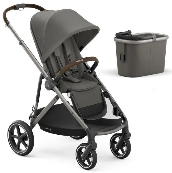 Cybex Gazelle S Kinderwagen Soho Grau Rahmen Taupe