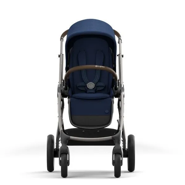 Cybex Gazelle S Twin Kinderwagen Marineblau Rahmen Taupe