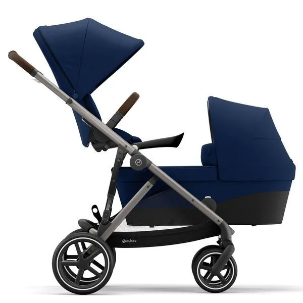 Cybex Gazelle S Twin Rollstuhl Jahr für Jahr Marineblau Rahmen Taupe