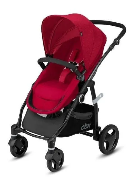 Cybex Leotie Flex Kombi-Kinderwagen 2in1 CBX Crunchy Red