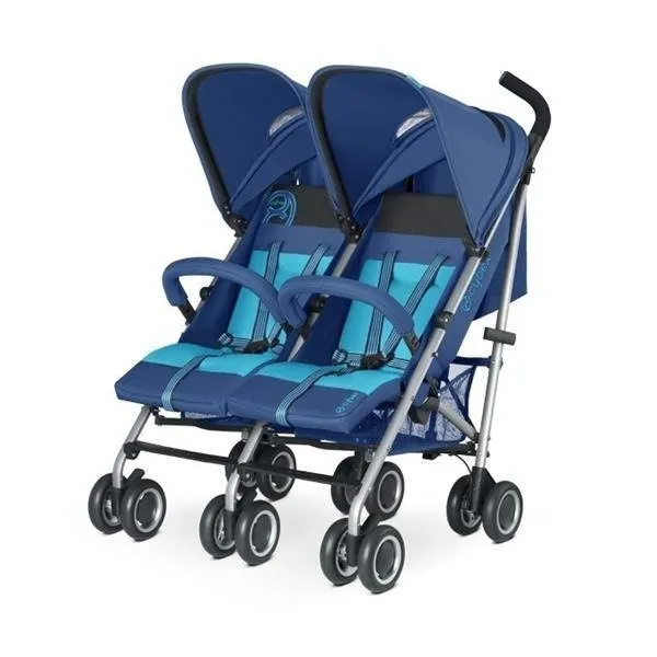 Cybex Twinyx Zwillingskinderwagen OCEAN BLUE