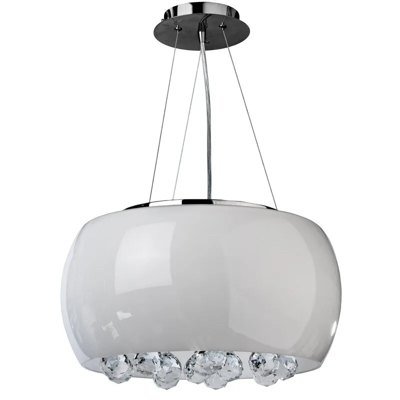 Deckenlampe Quince 50 Modern Glas, Metall, Chrom, Acryl Weiß Azzardo AZ0702