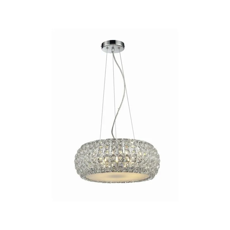 Deckenlampe Sophia 3 Modern Metall, Ägyptische Kristalle Transparent Azzardo AZ0520