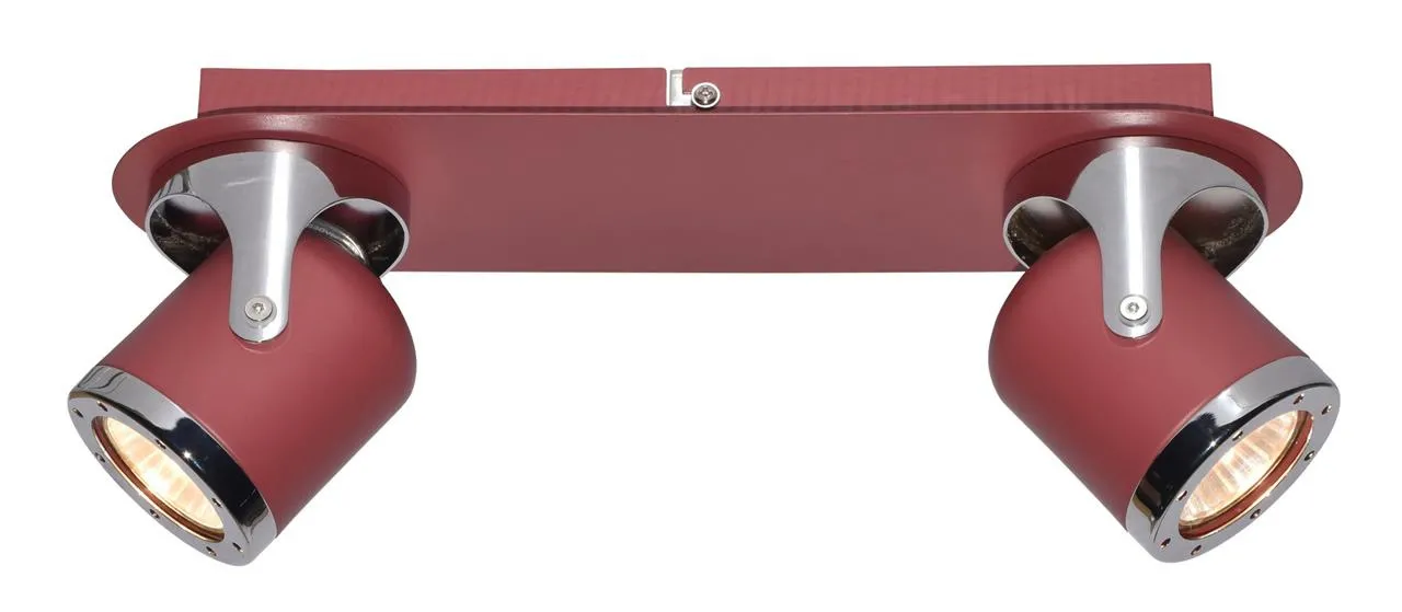 Deckenleuchte APRIL 2xGU10 rot Rabalux 5038