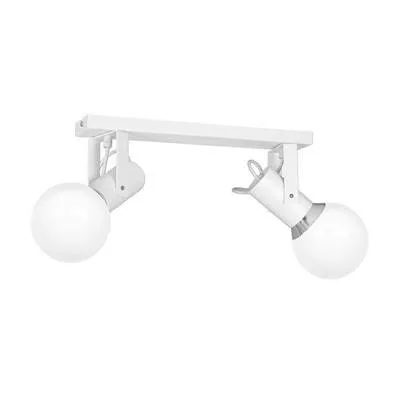 Deckenleuchte AURIS weiß 2x E27 40W IP20 Milagro