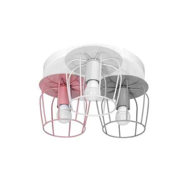 Deckenleuchte CARLOS 529 3xE27 IP20 mehrfarbig Milagro