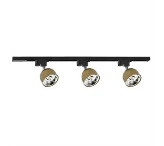 Deckenleuchte TRACER schwarz, gold 3x GU10 50W IP20 6151 TK Lighting