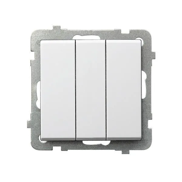 Dreifacher Taster weiss Ospel Sonata ŁP-13R/m/00