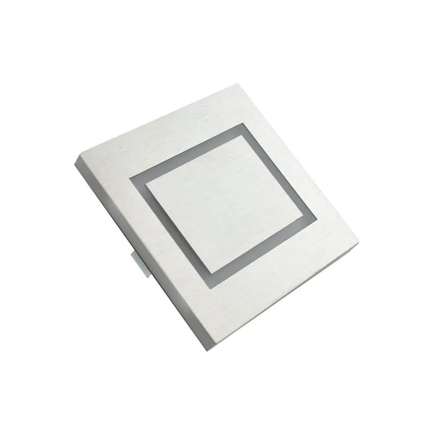 EVRA silber/weiß LED 75mm Treppenleuchte 0.6W 13lm 6500K IP20 230V Milagro EKS4369