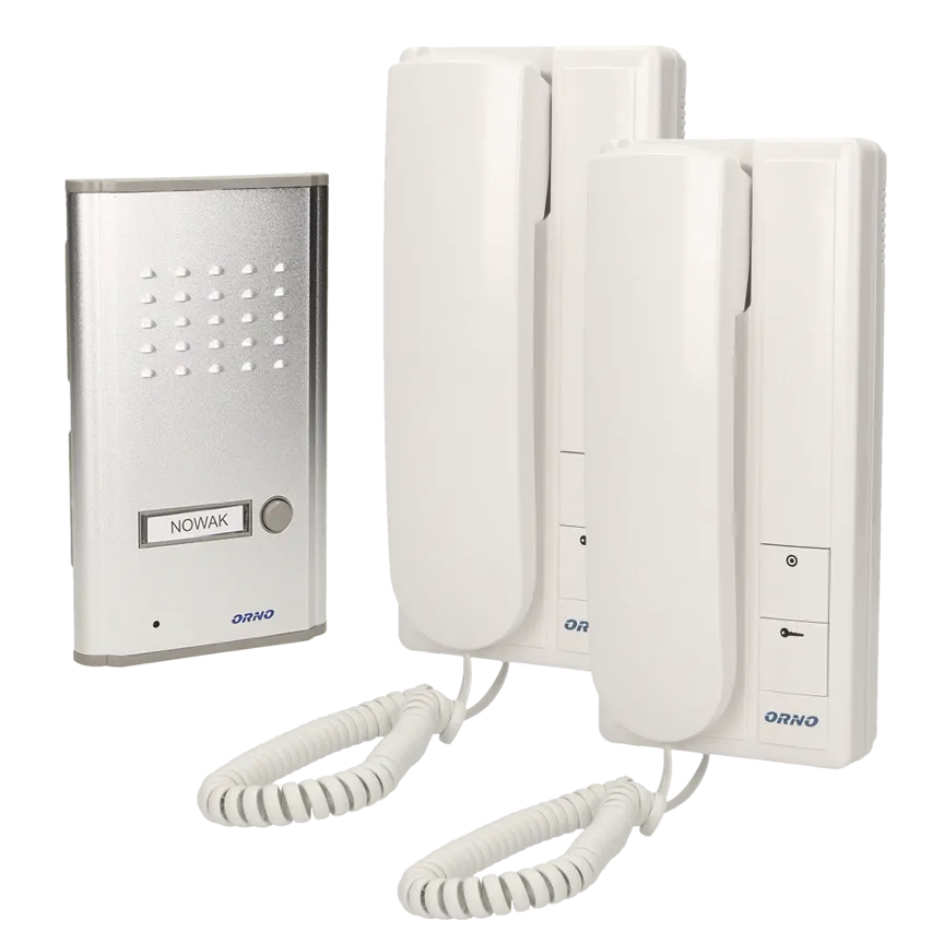 Einfamilien-Türsprechanlage Gegensprechanlage Unterputzmontage FOSSA INTERCOM Orno OR-DOM-RL-902