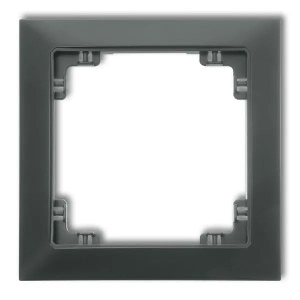 Einzelner Universalrahmen aus Kunststoff DECO Soft graphit matt 28DRSO-1