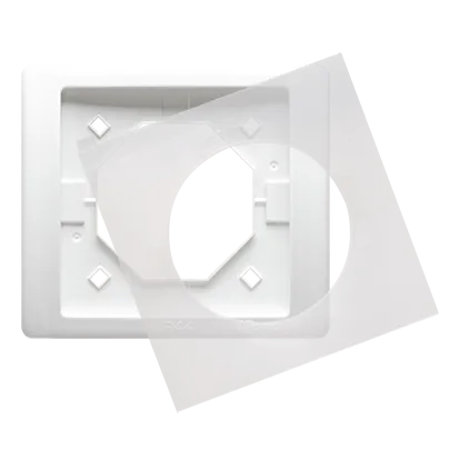 Einzelrahmen IP44 mit Dichtungsset weiß Kontakt Simon BMRC1B/11