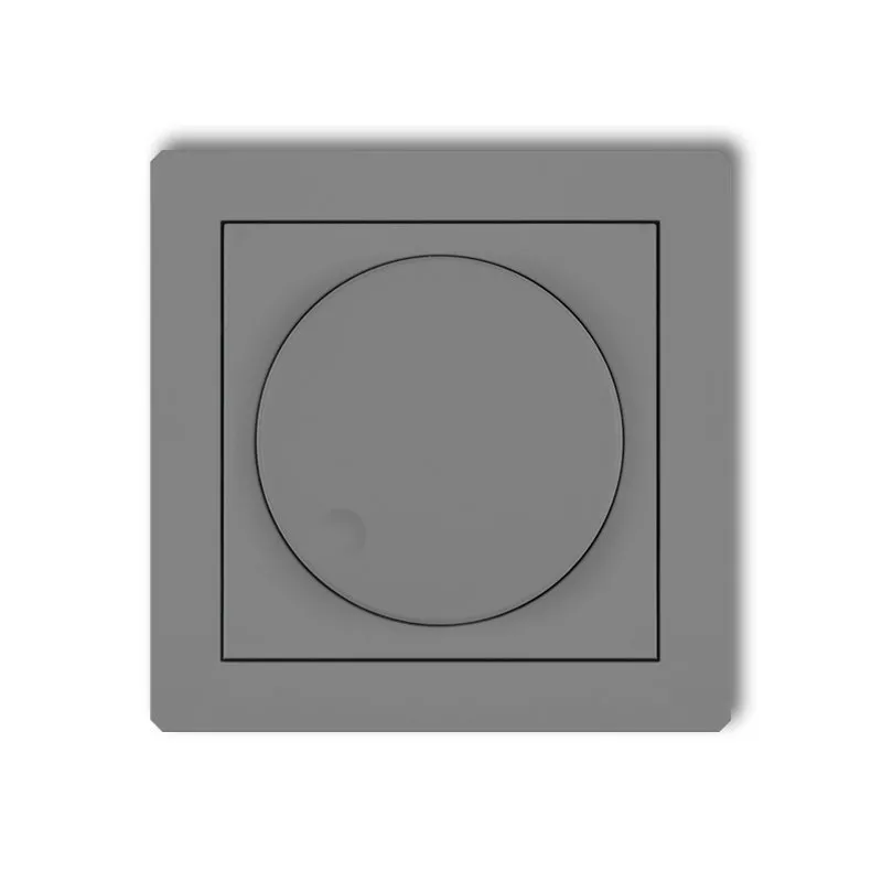Elektronischer Druck- und Drehbeleuchtungsregler grau matt IP20, 230V~ 50Hz; 40 - 400W 27DRO-1