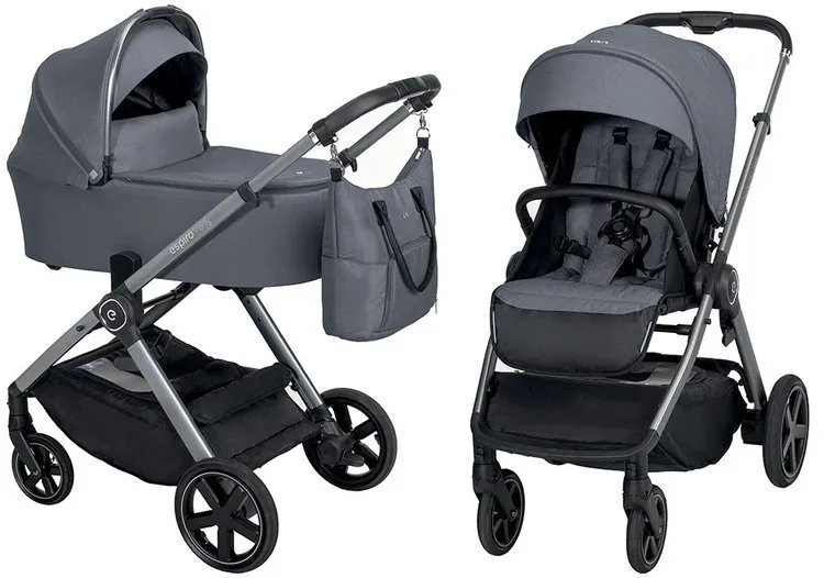 Espiro Only Kinderwagen 2in1 17 Graphit Straße