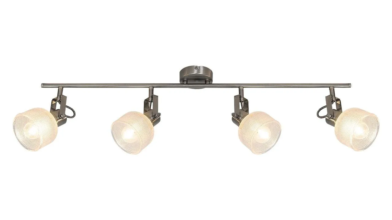 FRANCIS Deckenleuchte satiniertes Chrom 4x E14 28W IP20 Rabalux