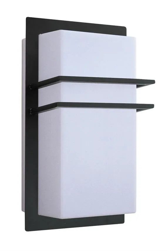 Fassade Wandleuchte SEATTLE E27 schwarz IP44 Rabalux 8169