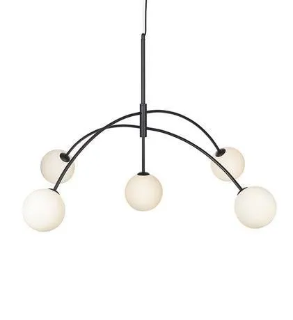 HEAVEN 5L G9 2800K Schwarz/Weiß Pendelleuchte 107560 Markslojd