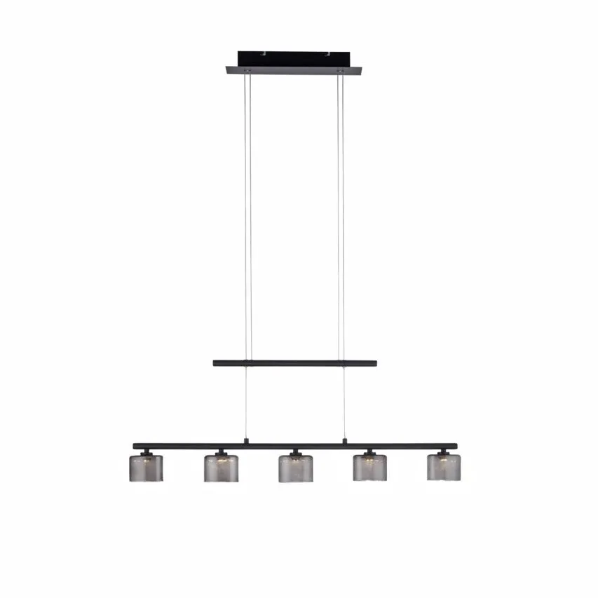 HYDRA LED-Pendelleuchte 23W 3000K 540lm schwarz PaulNeuhaus 2209-18 Zuma Line