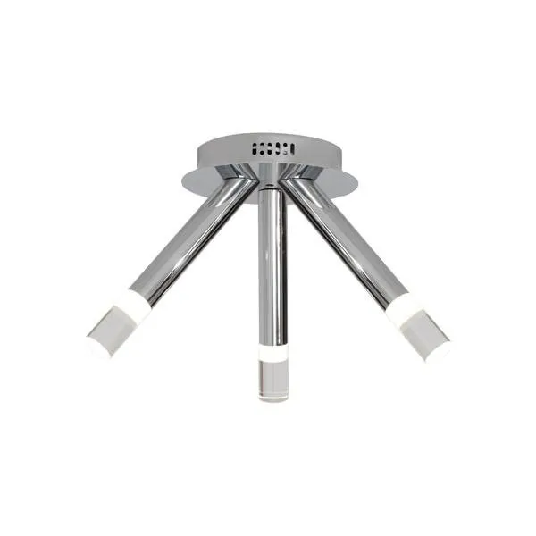 ICE Chrom LED Deckenleuchte 15W 4000K 1050lm IP20 MIL179 Milagro