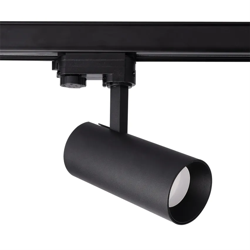 ICE-Strahler für Stromschiene schwarz 3F GU10 Licht Prestige LP-732/1R 4W BK