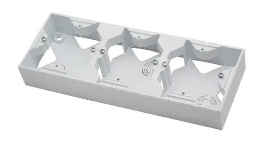 Installationsdose 3-fach weiss Ospel Aria PNP-3U/00
