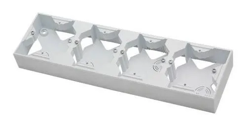 Installationsdose 4-fach weiss Ospel Aria PNP-4U/00
