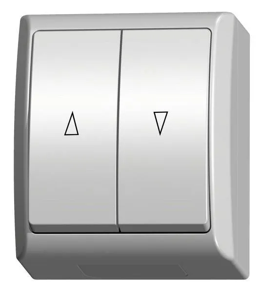 Jalousie Taster weiss Ospel Welle ŁNH-7H/00