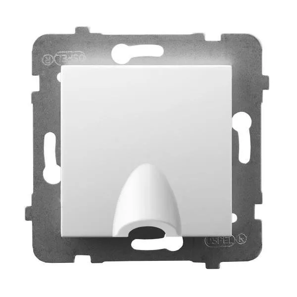 Kabelanschluss - Steckdose weiss Ospel Aria GPPK-1U/m/00