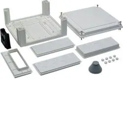 Kabelanschlusskasten univers 324x307x149mm IP54 SKII unten leer Hager U84LU