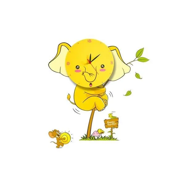 Kinderlampe ELEPHANT LED CLOCK 0,6W LED IP20 mehrfarbig Milagro