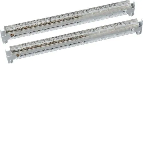 Klementräger PE/ N- Klemmen 2x 4 Klemmstellen Vector outdoor Hager VZ722