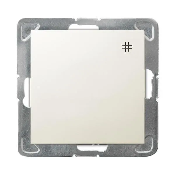 Kreuzschalter ecru Ospel Impression ŁP-4Y/m/27