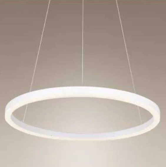 LED Angel Pendelleuchte 36W 3000K 1870lm dimmbar Ring weiß P0151D Maxlight