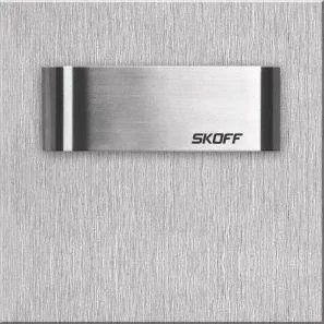 LED-Leuchte Tango kurz Edelstahl geschliffen warmweiß WW IP66 Skoff MS-TAN-K-H