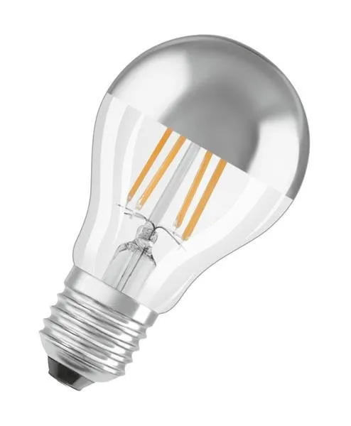 LED PARATHOM Spiegellampe CLASSIC A SILBER 51 7W 2700K E27 Osram